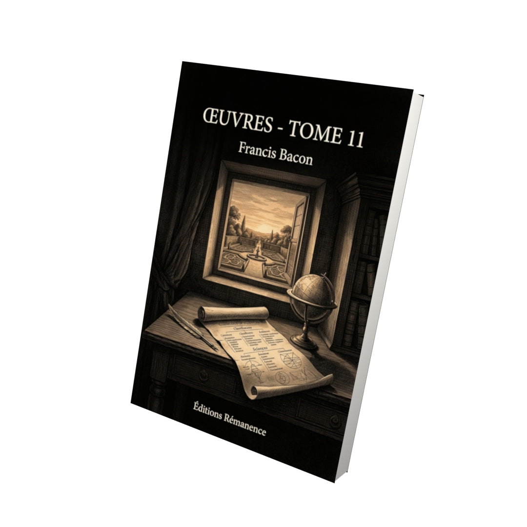 Livre Œuvres - Tome 11 par Francis Bacon - Vue 3D - Editions Remanence