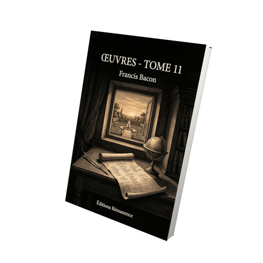 Livre Œuvres - Tome 11 par Francis Bacon - Vue 3D - Editions Remanence