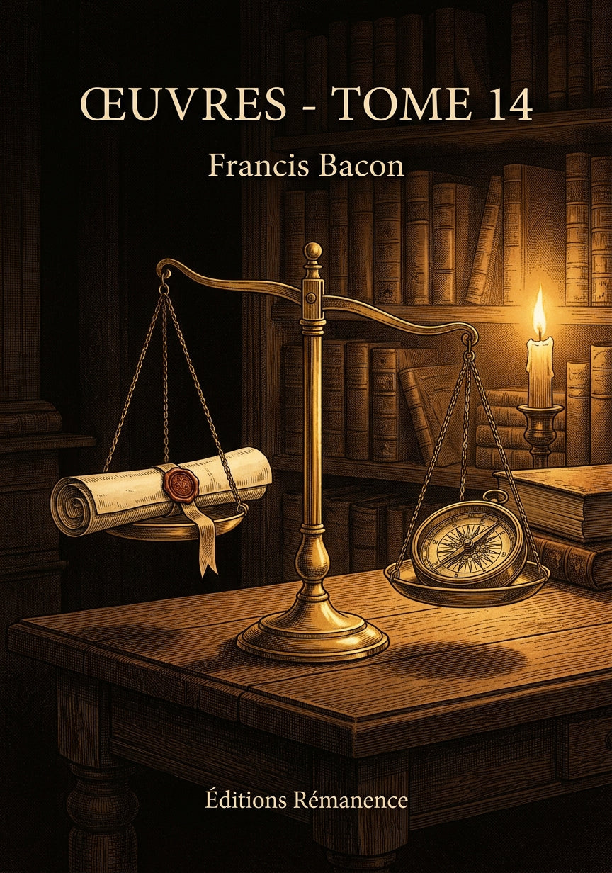 Livre Œuvres - Tome 14 par Francis Bacon - Couverture - Editions Remanence