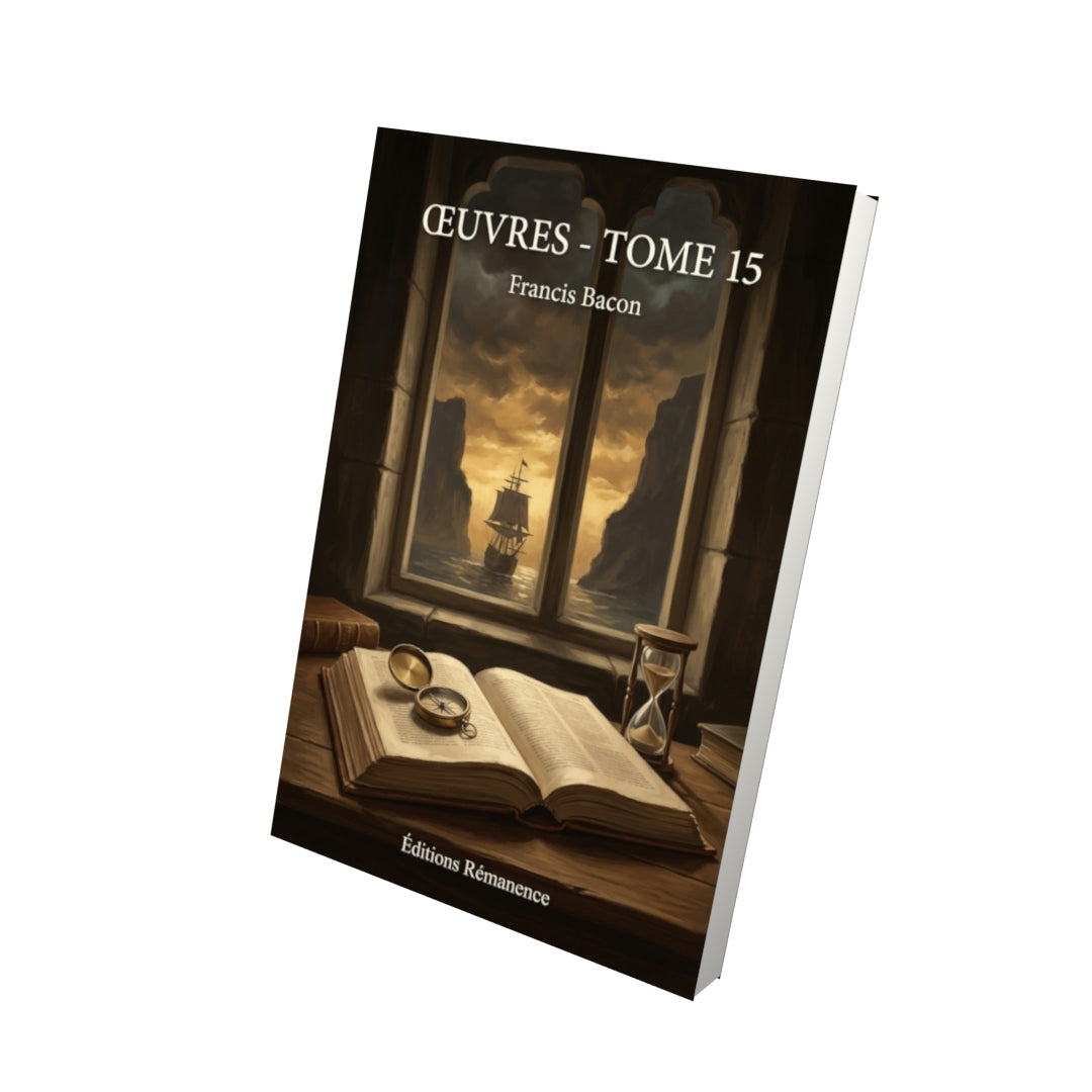 Livre Œuvres - Tome 15 par Francis Bacon - Vue 3D - Editions Remanence