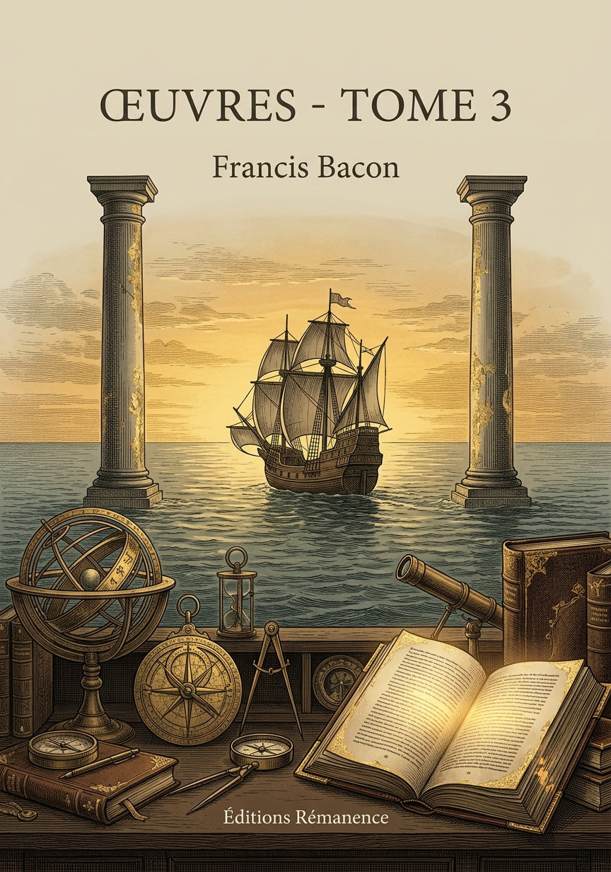 Livre Œuvres - Tome 3 par Francis Bacon - Couverture - Editions Remanence