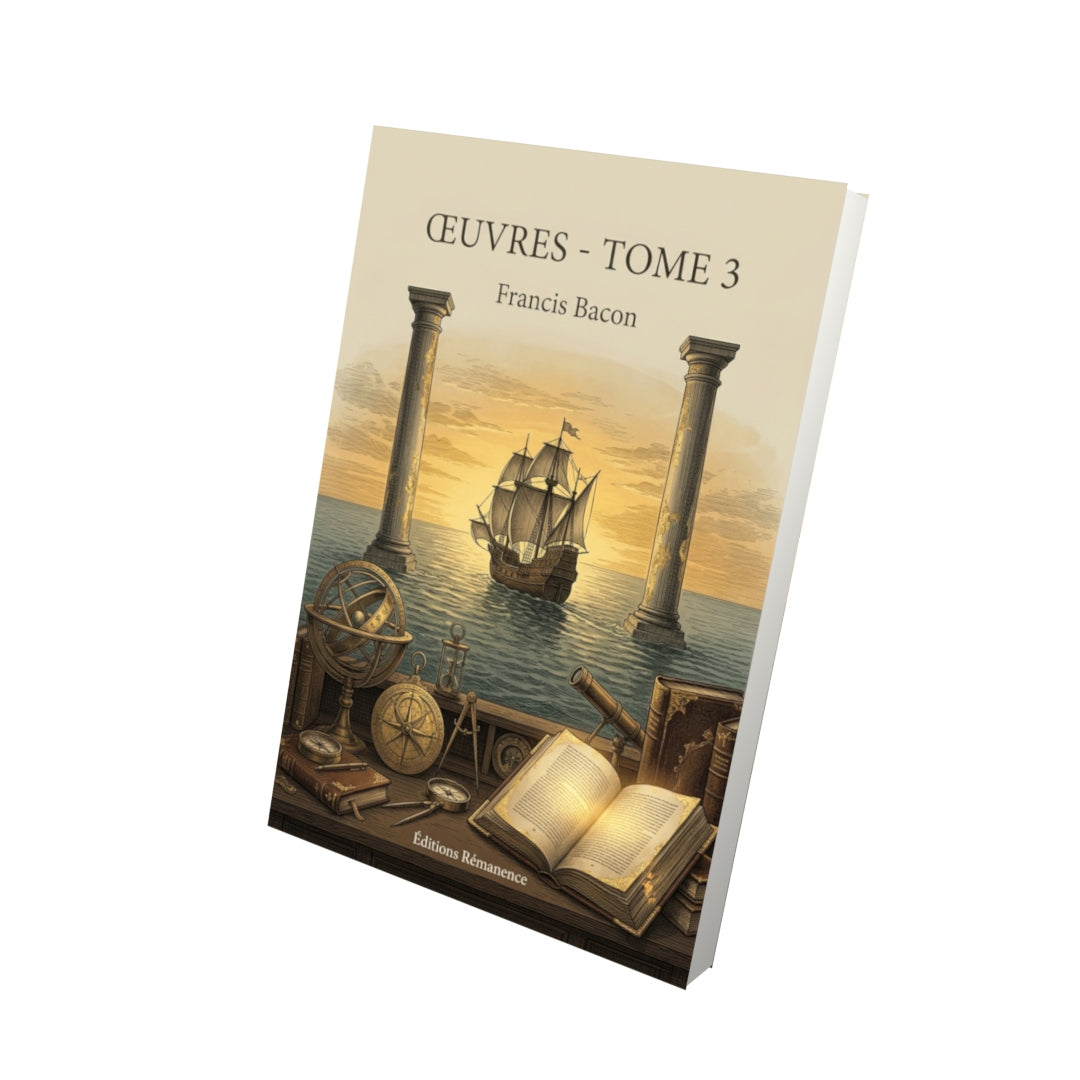 Livre Œuvres - Tome 3 par Francis Bacon - Vue 3D - Editions Remanence