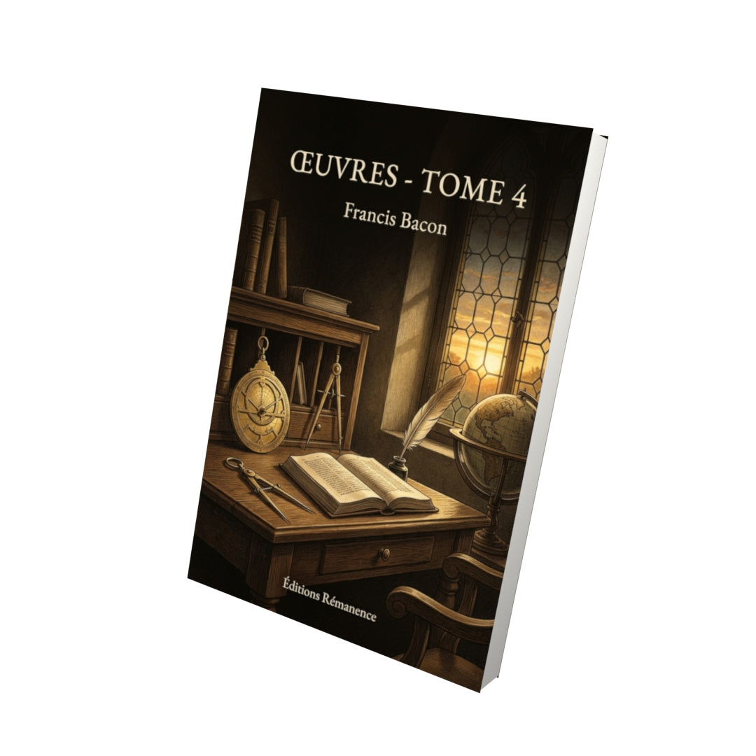 Livre Œuvres - Tome 4 par Francis Bacon - Vue 3D - Editions Remanence