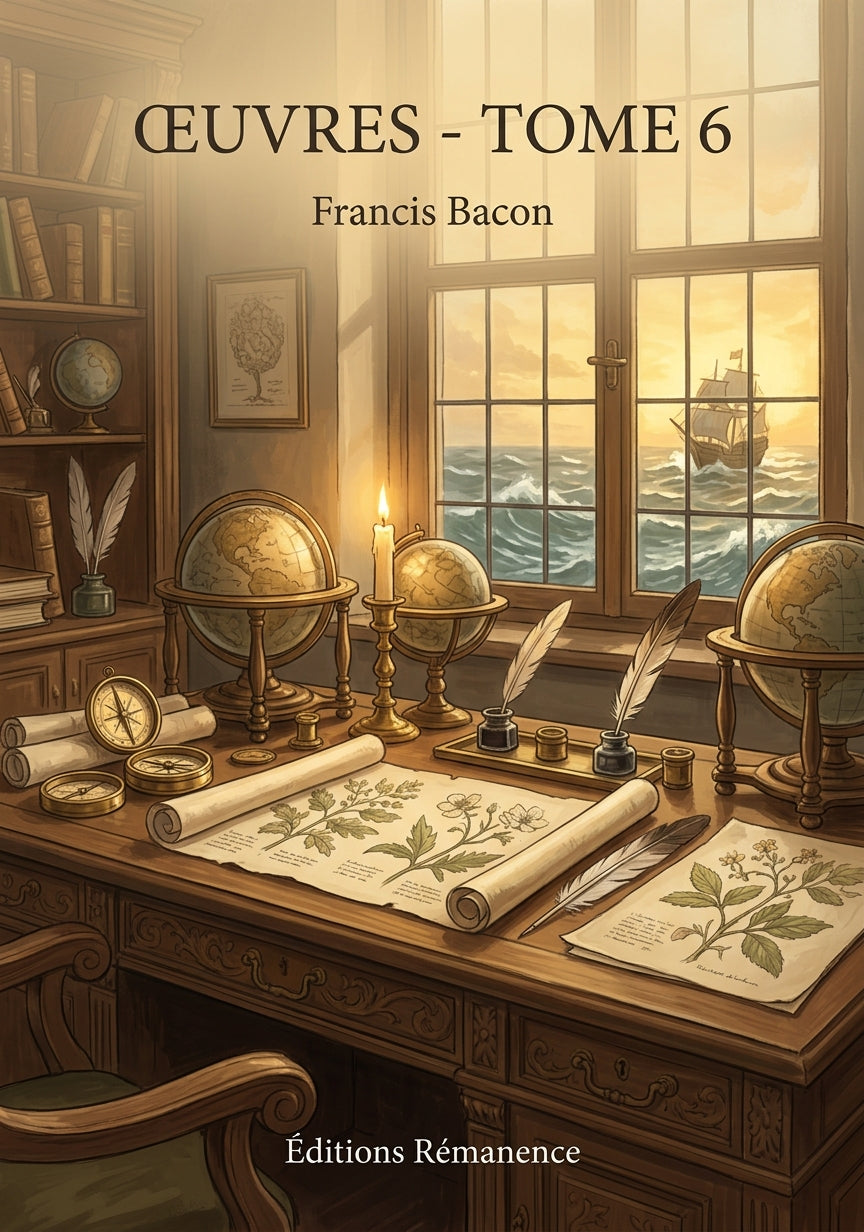 Livre Œuvres - Tome 6 par Francis Bacon - Couverture - Editions Remanence