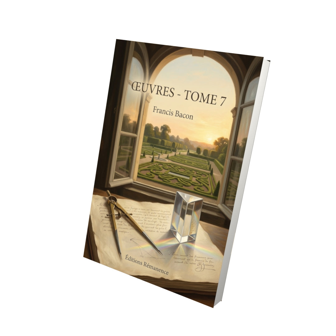 Livre Œuvres - Tome 7 par Francis Bacon - Vue 3D - Editions Remanence