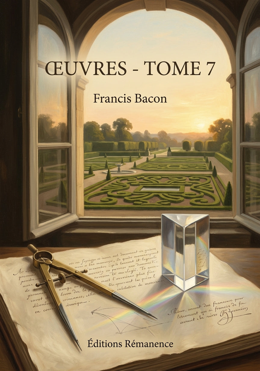 Livre Œuvres - Tome 7 par François de La Mothe Le Vayer - Couverture - Editions Remanence