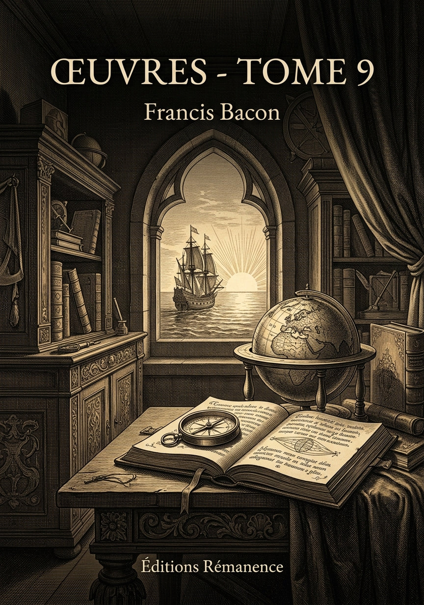 Livre Œuvres - Tome 9 par Francis Bacon - Couverture - Editions Remanence