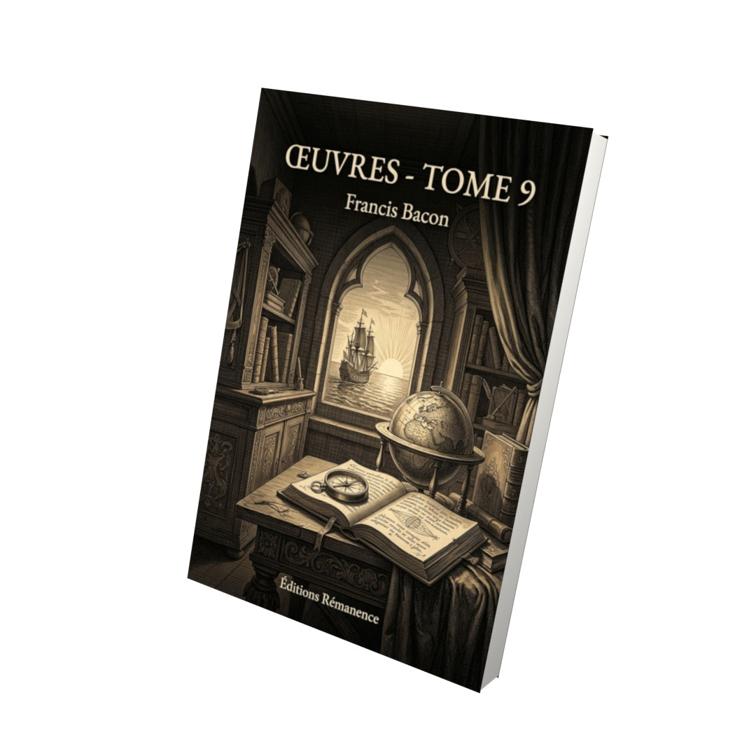 Livre Œuvres - Tome 9 par Francis Bacon - Vue 3D - Editions Remanence