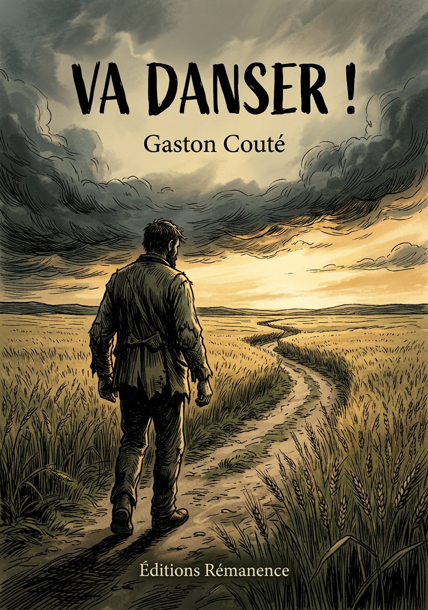Livre Va danser ! par Gaston Couté - Couverture - Editions Remanence