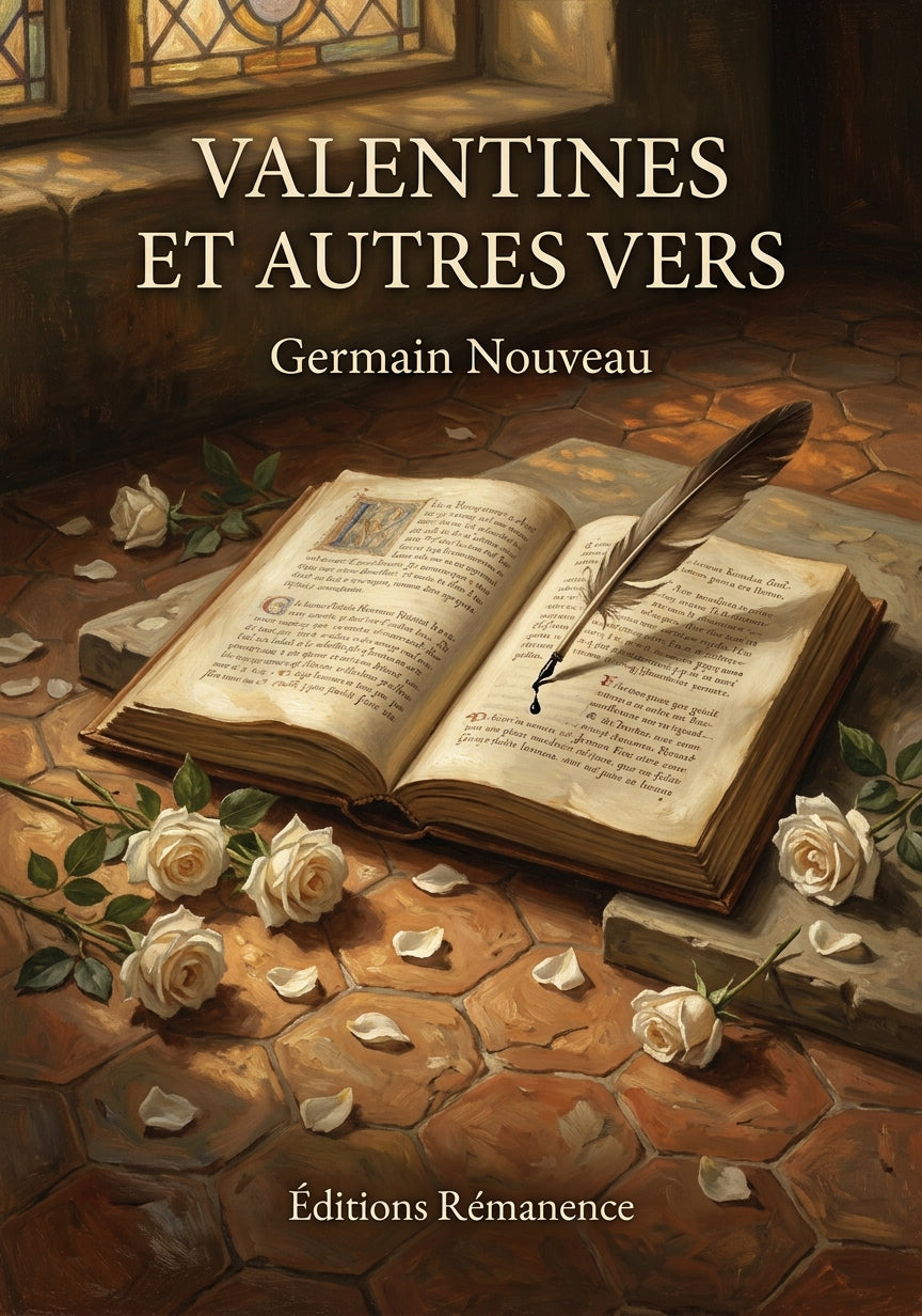Livre Valentines et autres vers par Germain Nouveau - Couverture - Editions Remanence