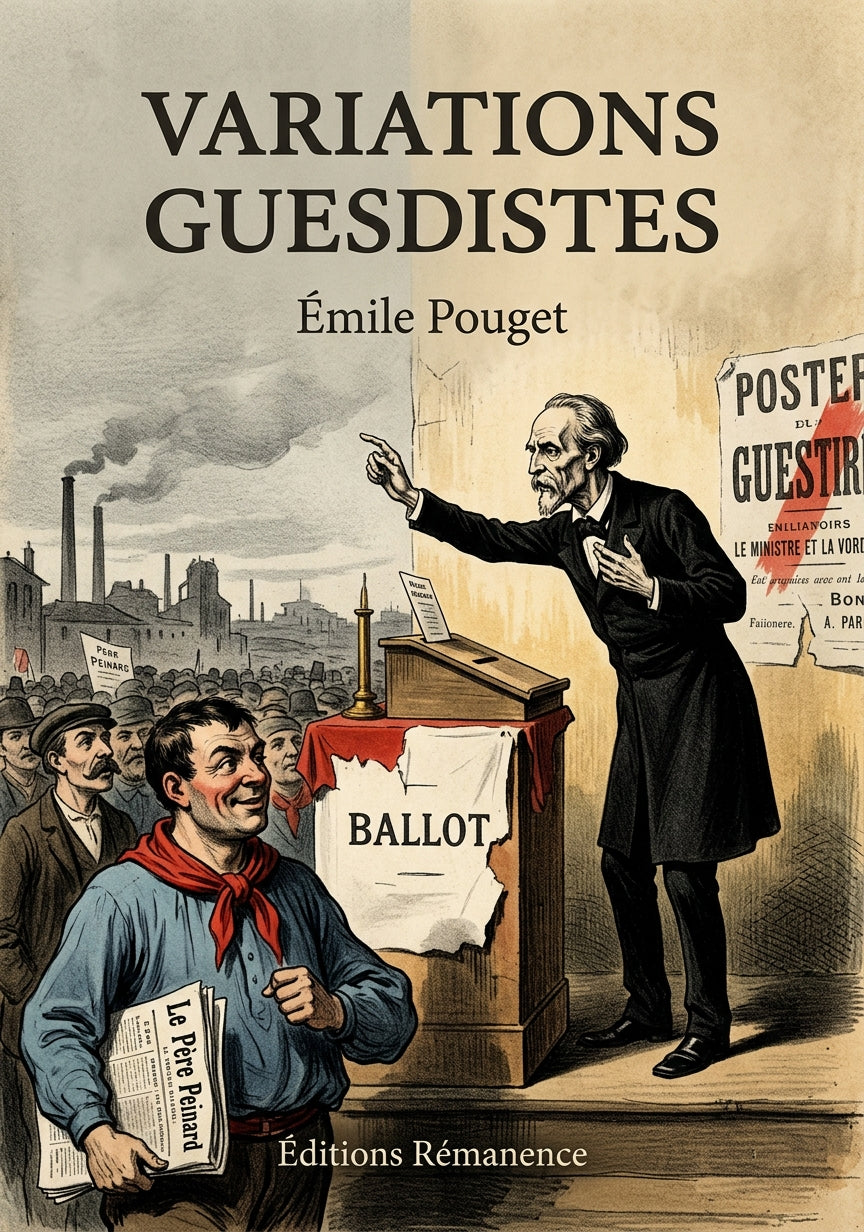 Livre Variations guesdistes par Émile Pouget - Couverture - Editions Remanence