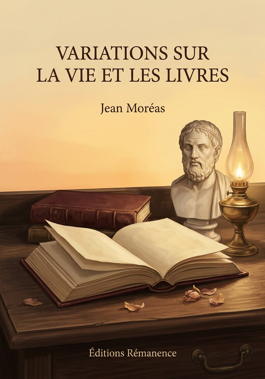 Livre Variations sur la vie et les livres par Jean Moréas - Couverture - Editions Remanence