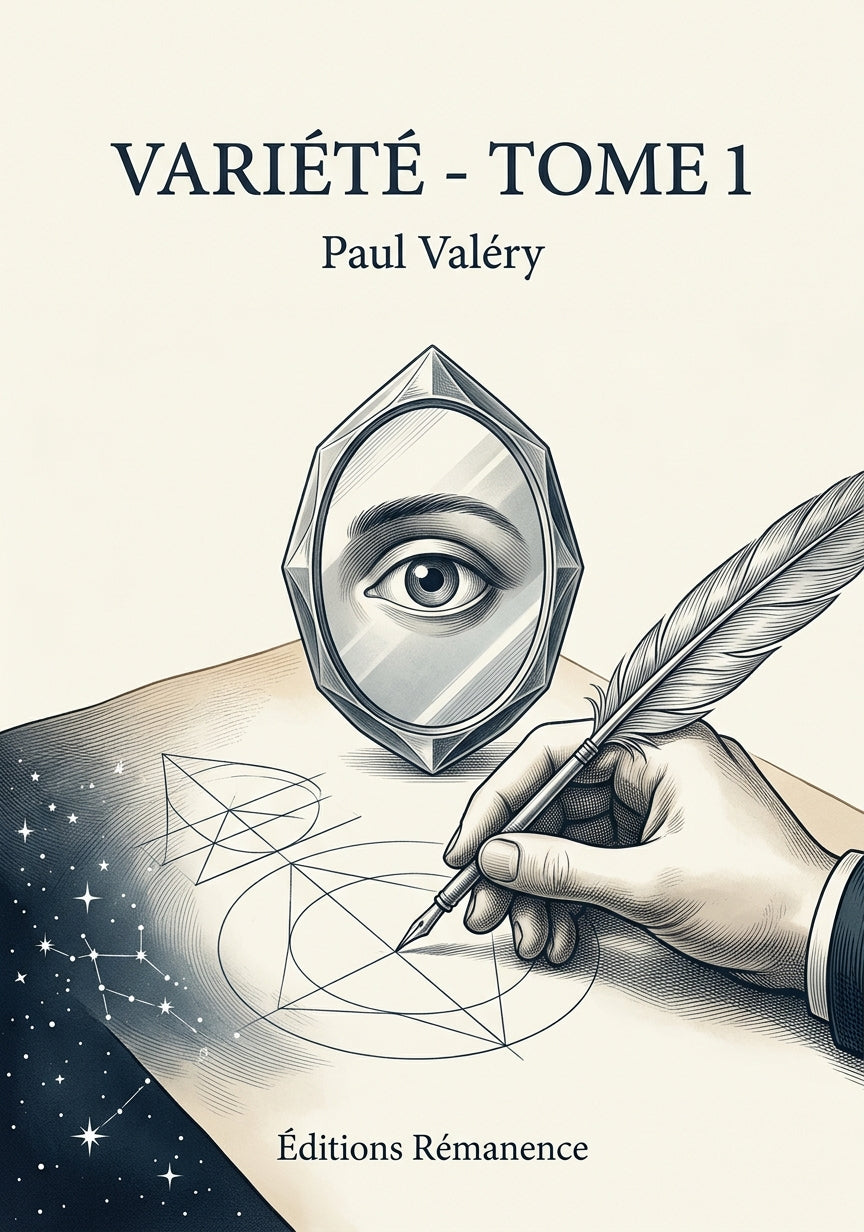 Livre Variété - Tome 1 par Paul Valéry - Couverture - Editions Remanence