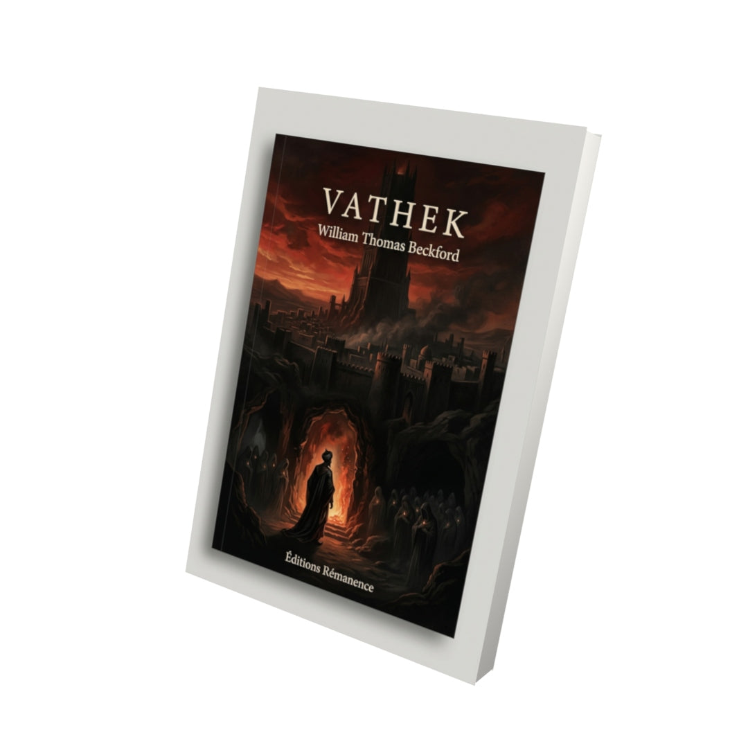 Livre Vathek par William Thomas Beckford - Vue 3D - Editions Remanence