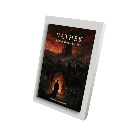 Livre Vathek par William Thomas Beckford - Vue 3D - Editions Remanence