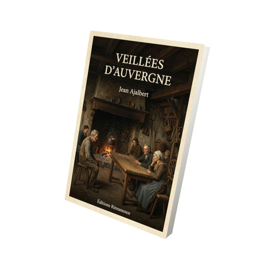 Livre Veillées d'Auvergne - Jean Ajalbert - Vue 3D - Editions Remanence