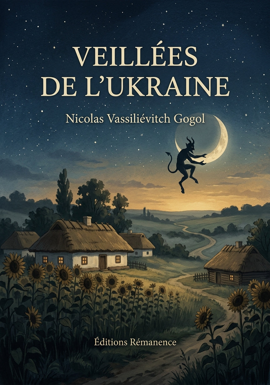 Livre Veillées de l’Ukraine par Nicolas Vassiliévitch Gogol - Couverture - Editions Remanence