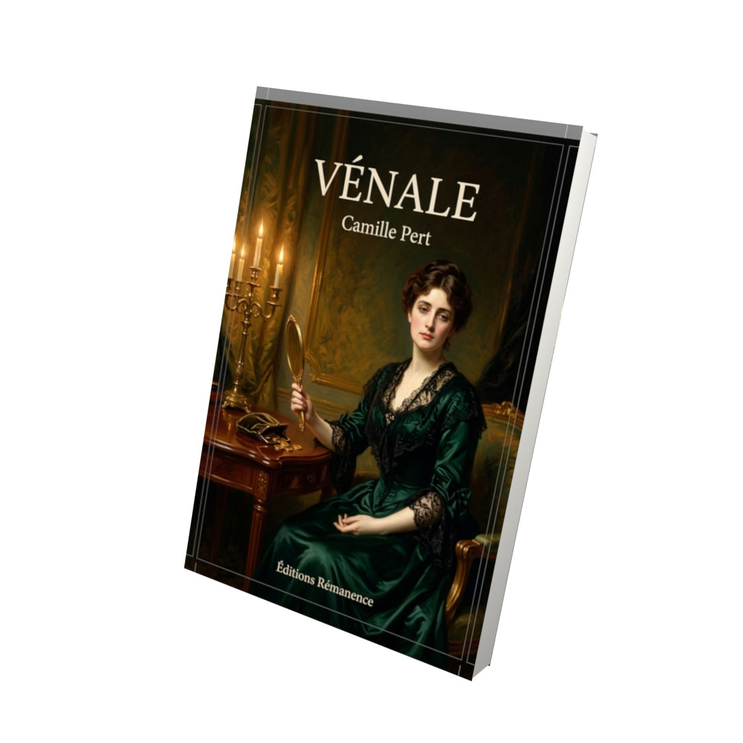Livre Vénale par Camille Pert - Vue 3D - Editions Remanence