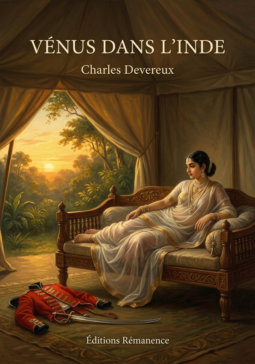 Livre Vénus dans l’Inde par Charles Devereux - Couverture - Editions Remanence