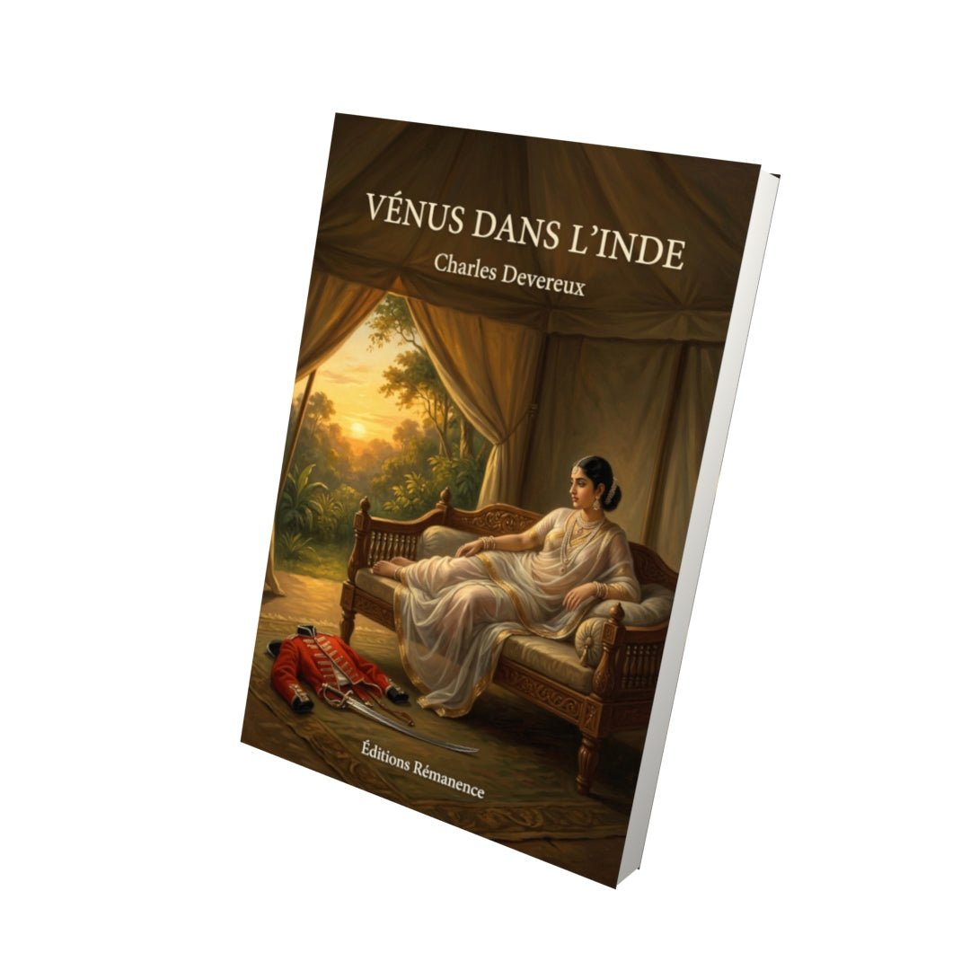 Livre Vénus dans l’Inde par Charles Devereux - Vue 3D - Editions Remanence