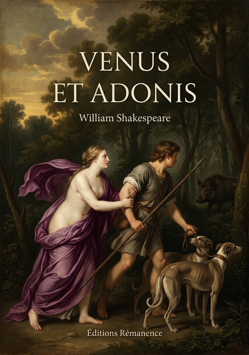 Venus et Adonis - William Shakespeare (Couverture)