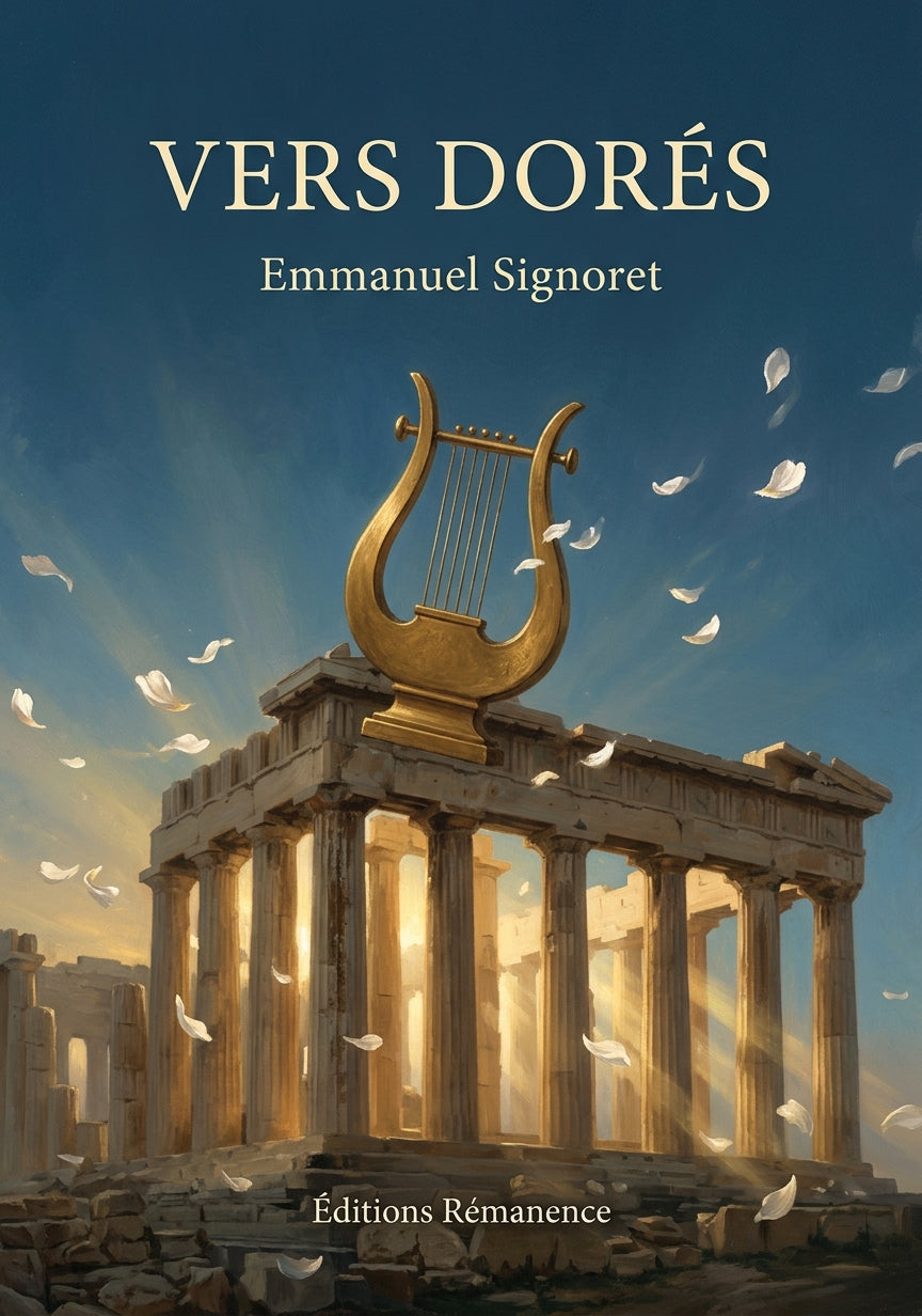Livre Vers dorés par Emmanuel Signoret - Couverture - Editions Remanence