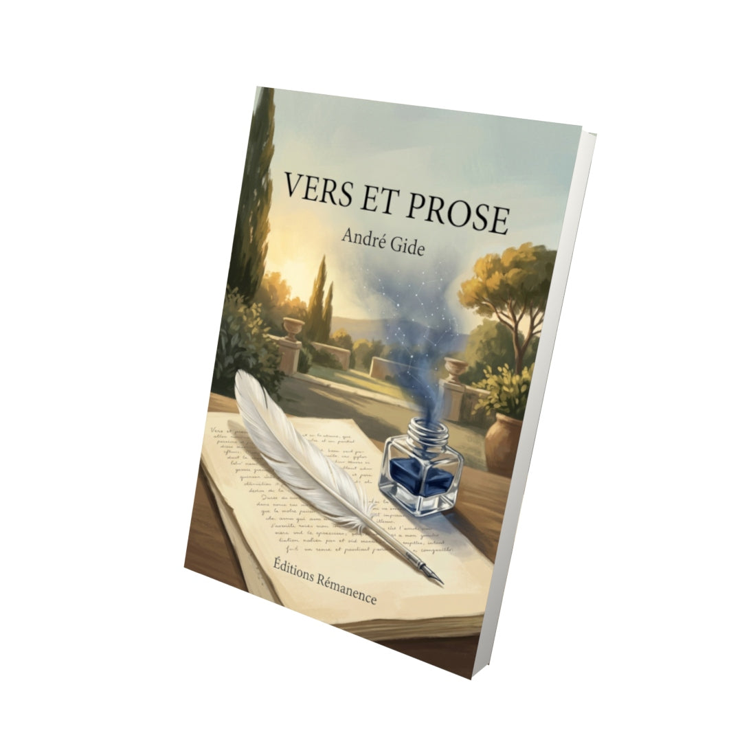 Livre Vers et Prose par Stéphane Mallarmé - Vue 3D - Editions Remanence