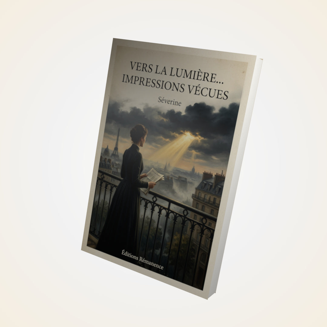 Livre Vers la lumière... impressions vécues - Séverine - Couverture 3D