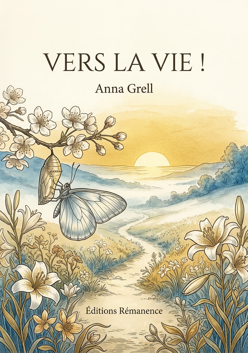 Livre Vers la vie ! par Anna Grell - Couverture - Editions Remanence