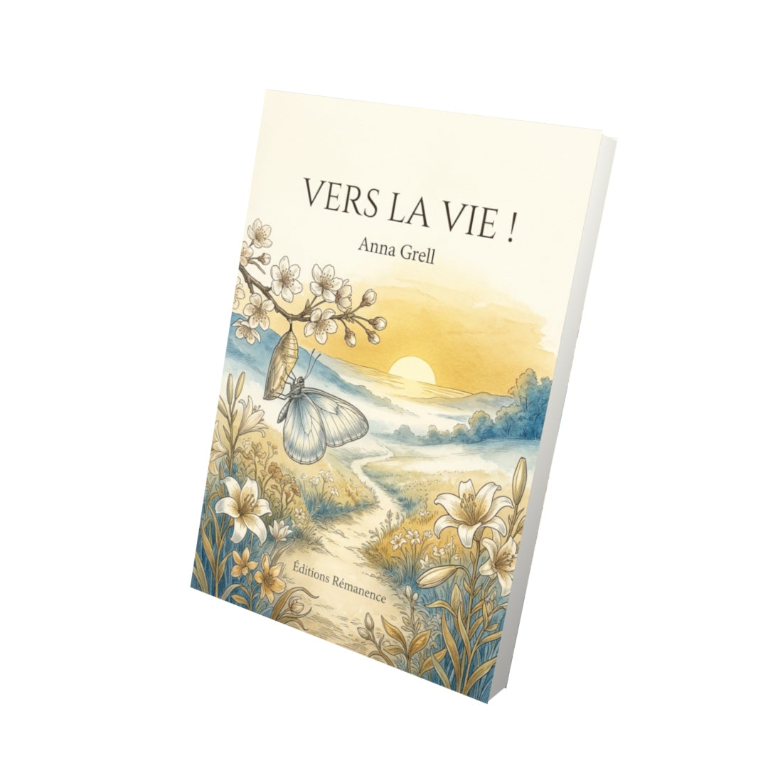 Livre Vers la vie ! par Anna Grell - Vue 3D - Editions Remanence