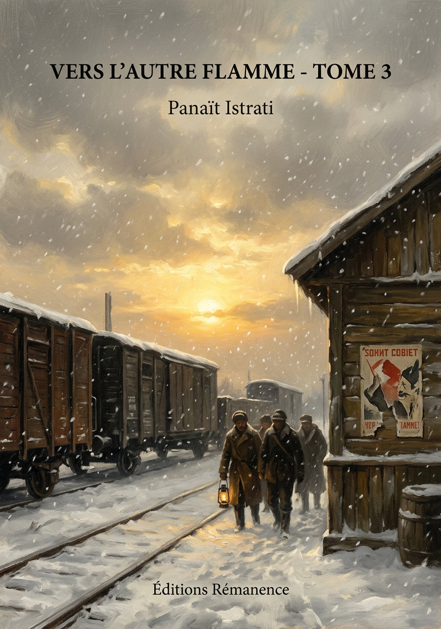 Livre Vers l’autre flamme - Tome 3 par Panaït Istrati - Couverture - Editions Remanence
