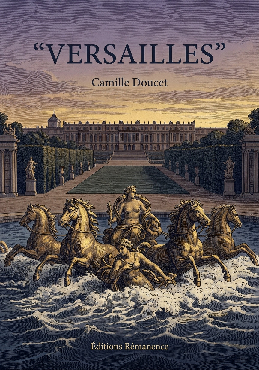 Livre Versailles par Camille Doucet - Couverture - Editions Remanence