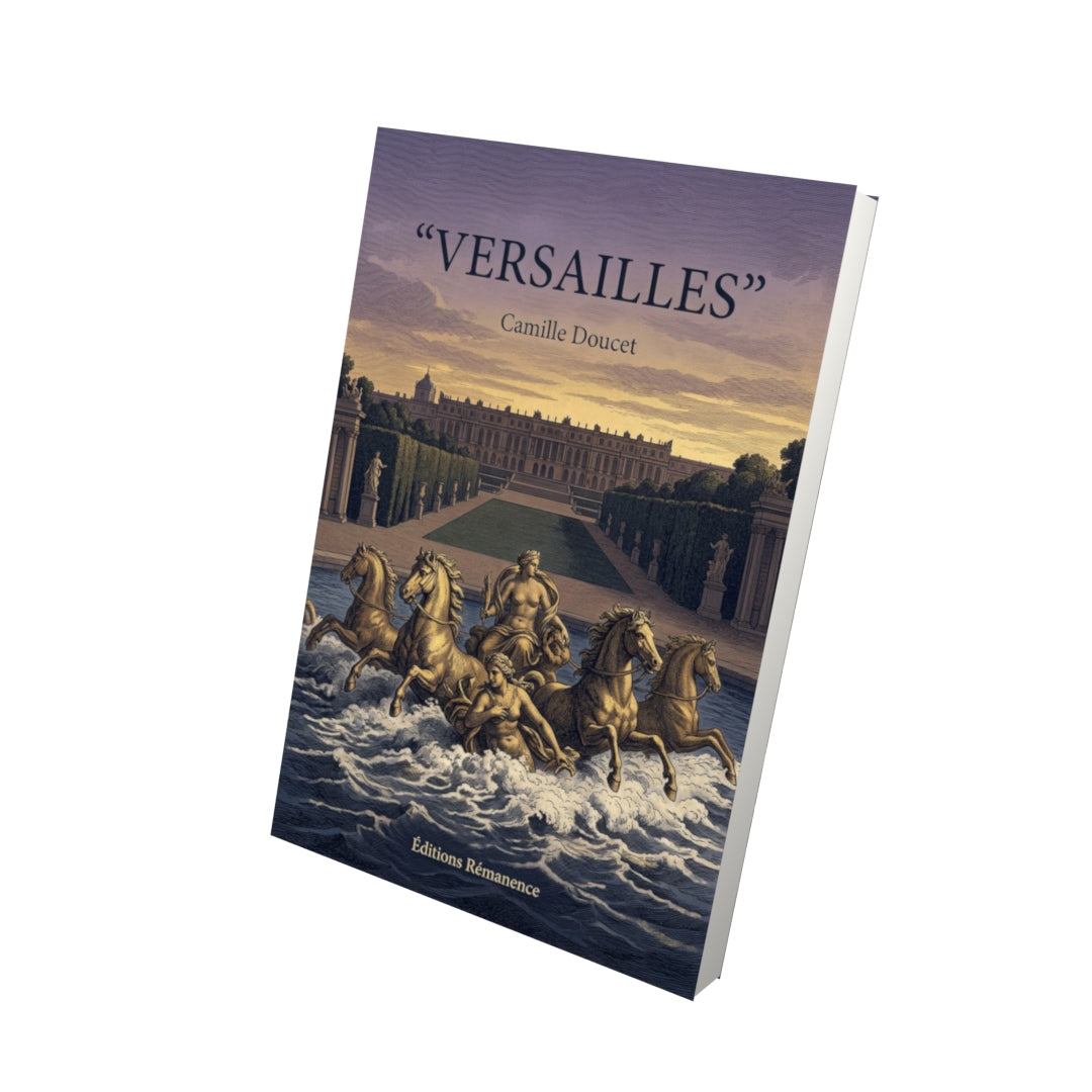 Livre Versailles par Camille Doucet - Vue 3D - Editions Remanence