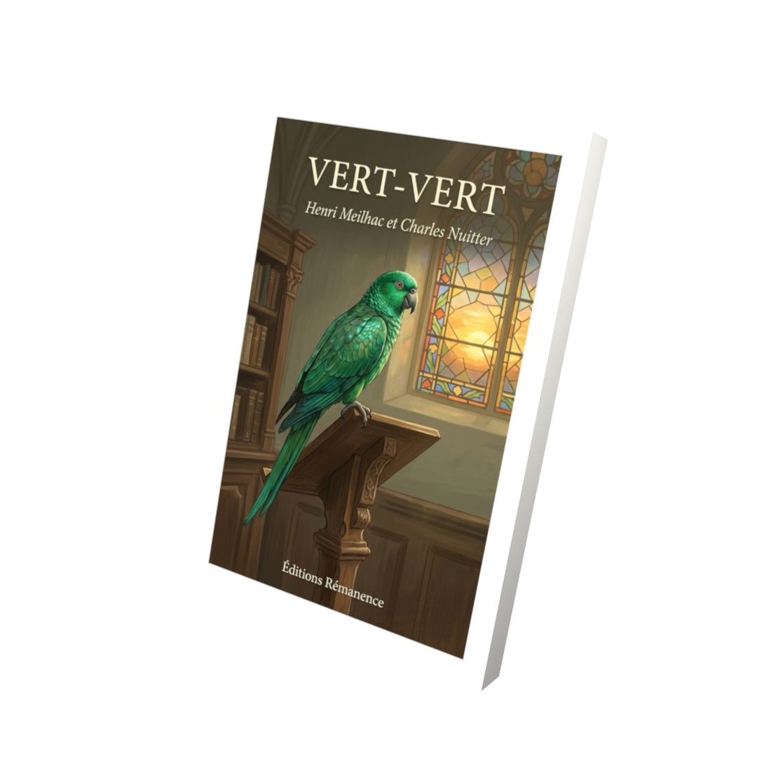 Livre Vert-Vert par Henri Meilhac et Charles Nuitter - Vue 3D - Editions Remanence
