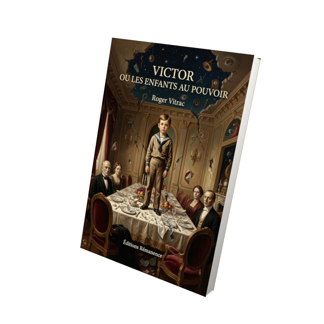 Livre Victor ou les Enfants au pouvoir par Roger Vitrac - Vue 3D - Editions Remanence