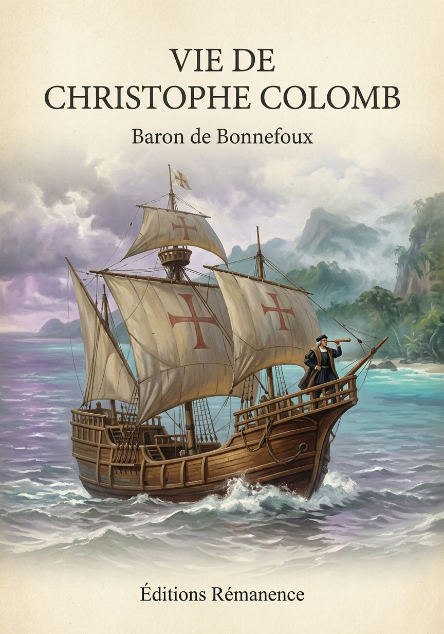 Vie de Christophe Colomb - Baron de Bonnefoux (Couverture)