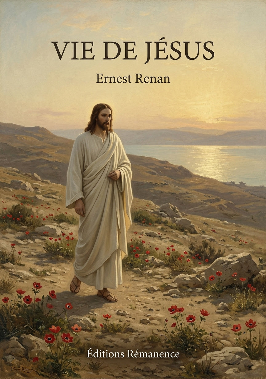 Livre Vie de Jésus par Ernest Renan - Couverture - Editions Remanence