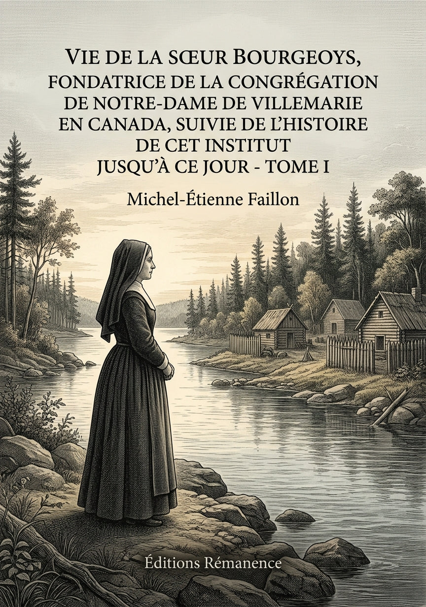 Livre Vie de la sœur Bourgeoys, fondatrice de la Congrégation de Notre-Dame de Villemarie en Canada, suivie de l’histoire de cet institut jusqu’à ce jour - Tome II par Michel-Étienne Faillon - Couverture - Editions Remanence