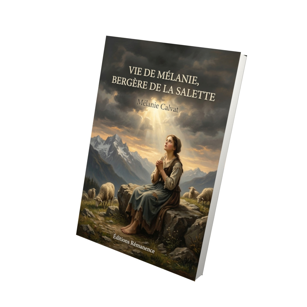 Livre Vie de Mélanie, bergère de la Salette par Mélanie Calvat - Vue 3D - Editions Remanence