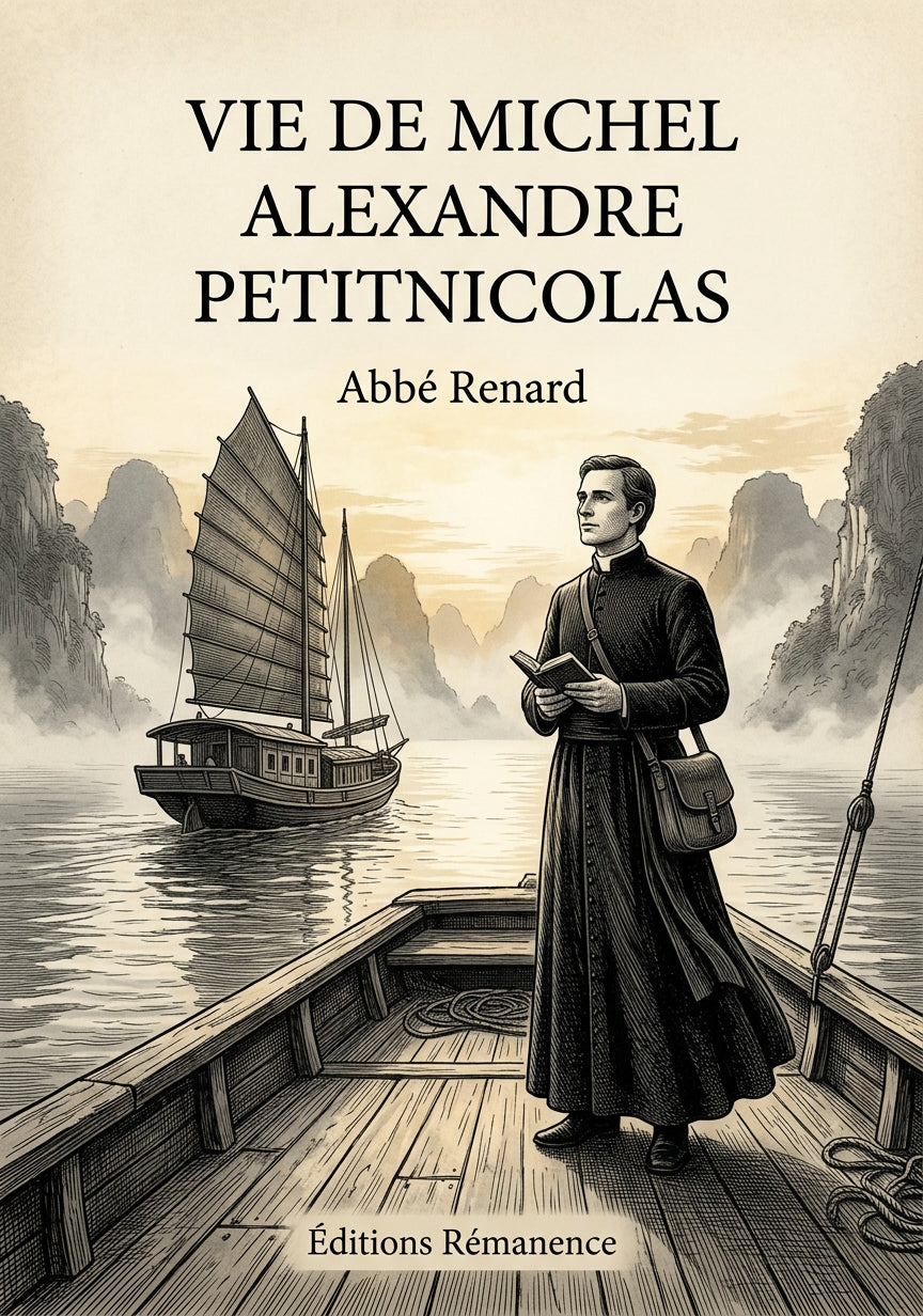 Livre Vie de Michel Alexandre Petitnicolas par Abbé Renard - Couverture - Editions Remanence