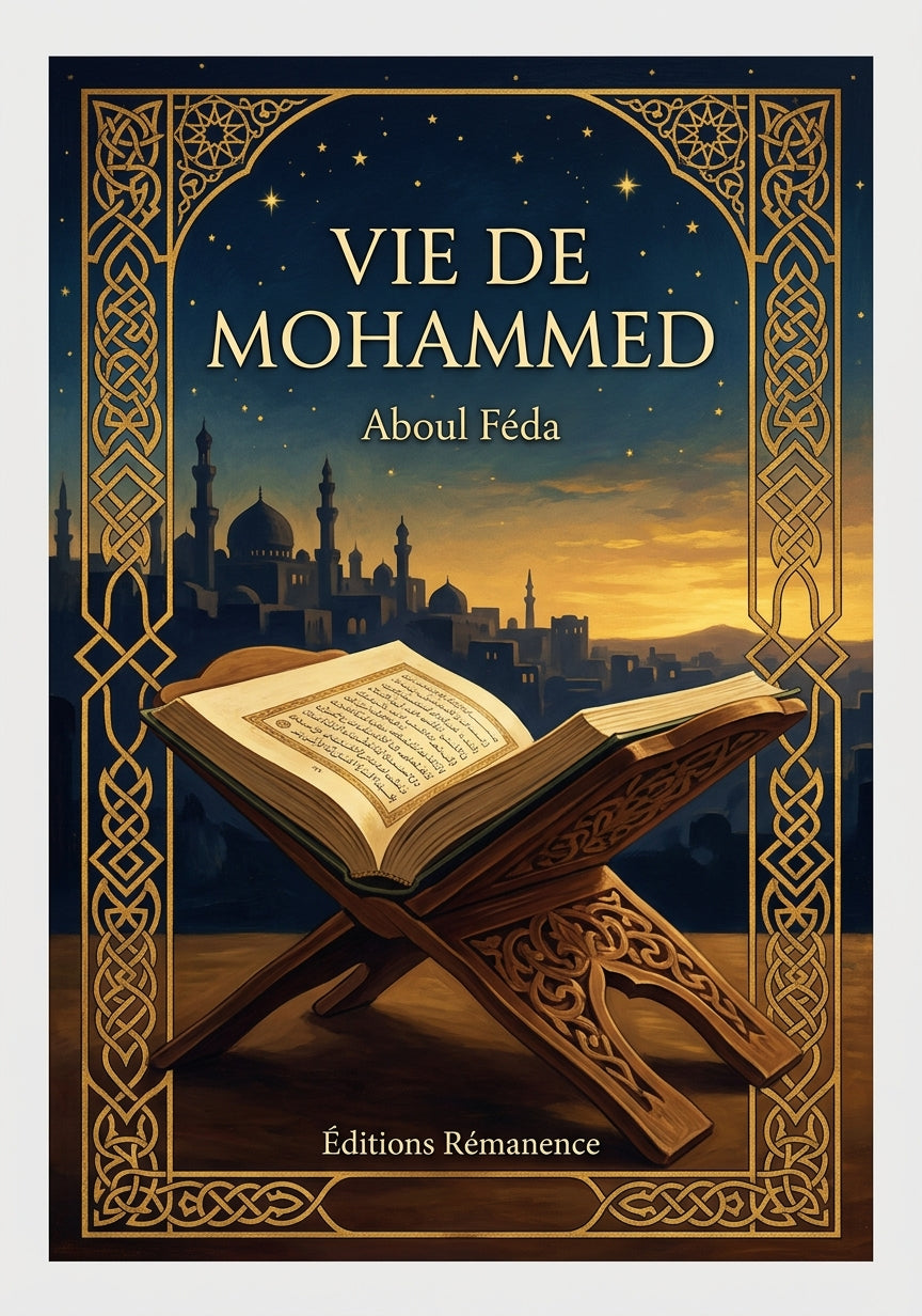 Livre Vie de Mohammed par Aboul Féda - Couverture - Editions Remanence