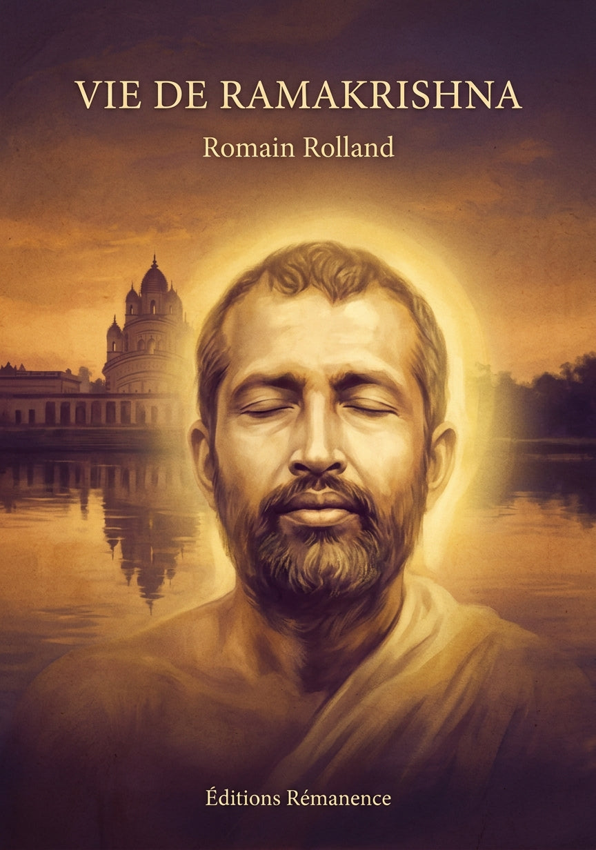 Livre Vie de Ramakrishna par Romain Rolland - Couverture - Editions Remanence