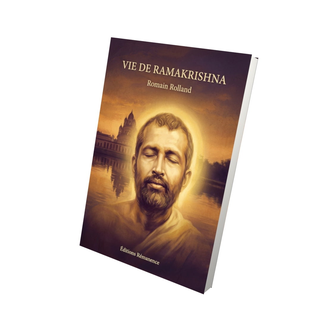 Livre Vie de Ramakrishna par Romain Rolland - Vue 3D - Editions Remanence