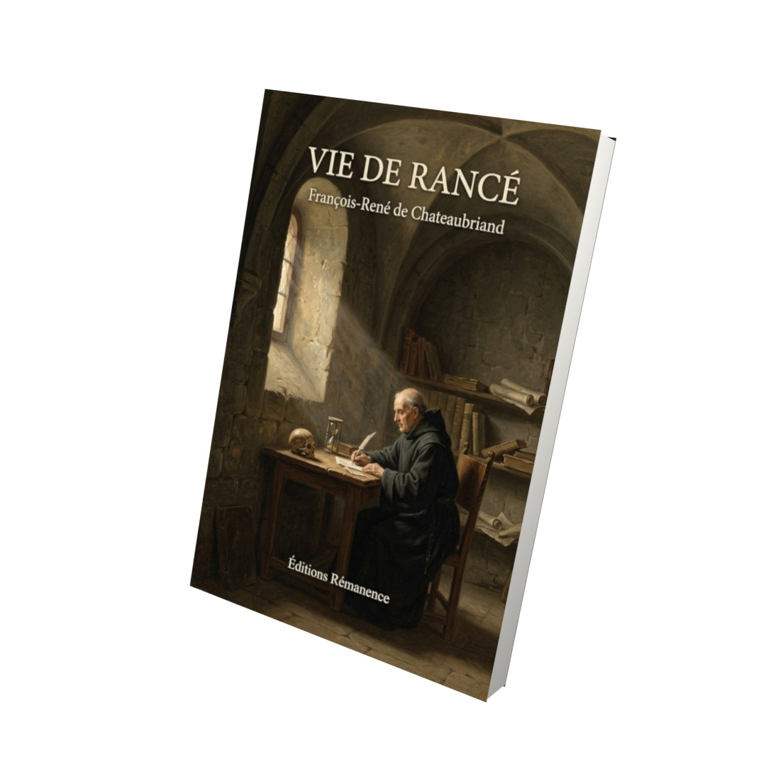 Livre Vie de Rancé - François-René de Chateaubriand - Vue 3D - Editions Remanence