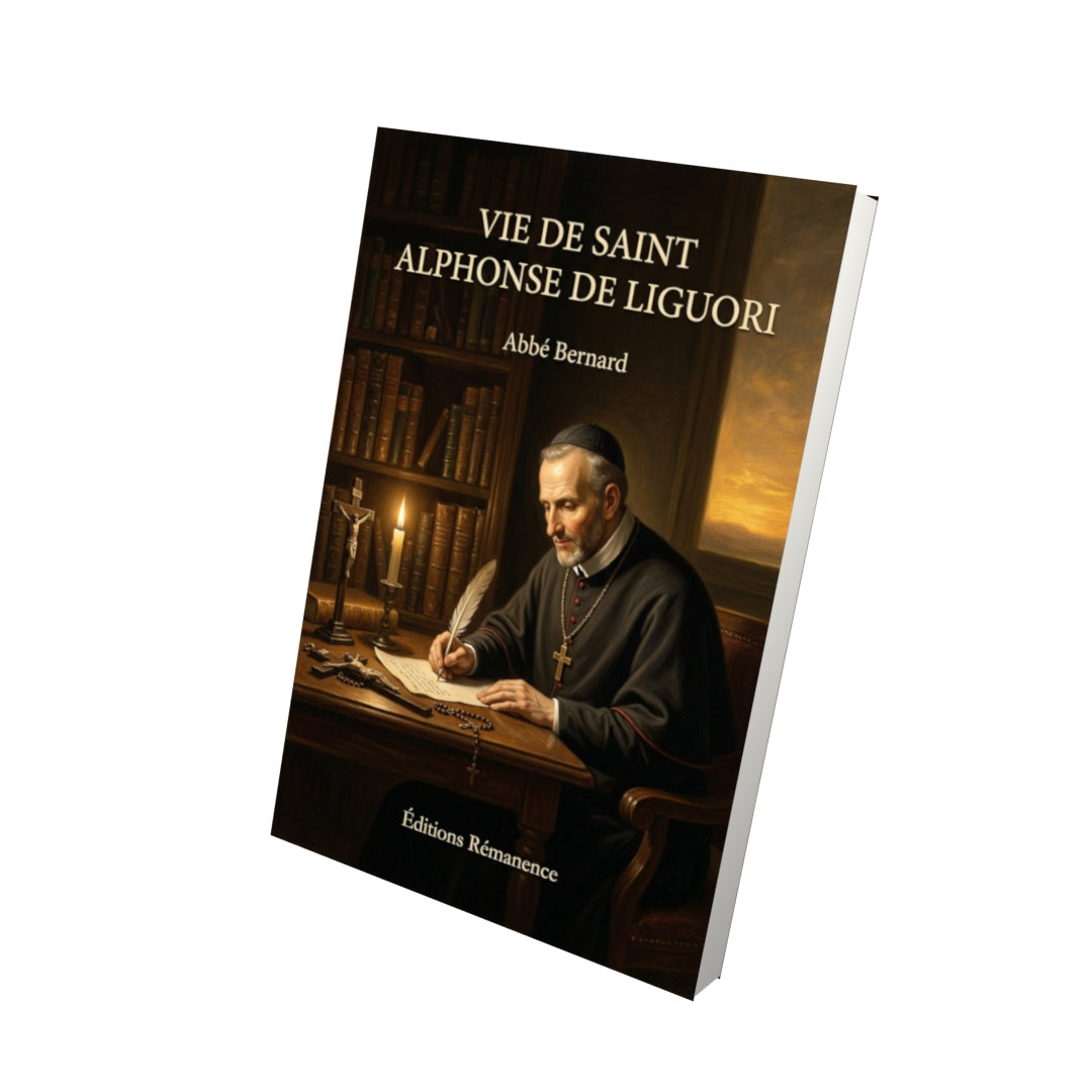 Livre Vie de Saint Alphonse de Liguori - Abbé Bernard - Vue 3D - Editions Remanence
