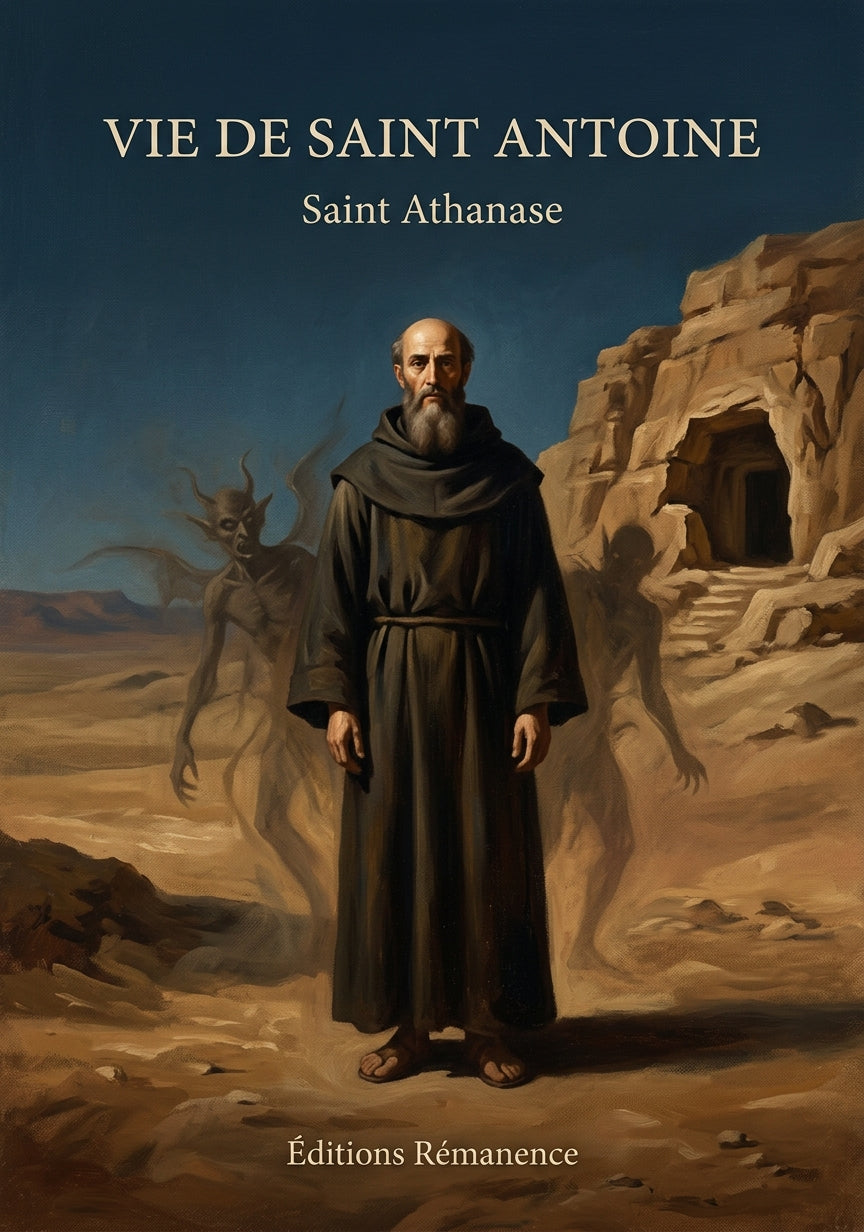 Livre Vie de saint Antoine par Athanase d’Alexandrie - Couverture - Editions Remanence