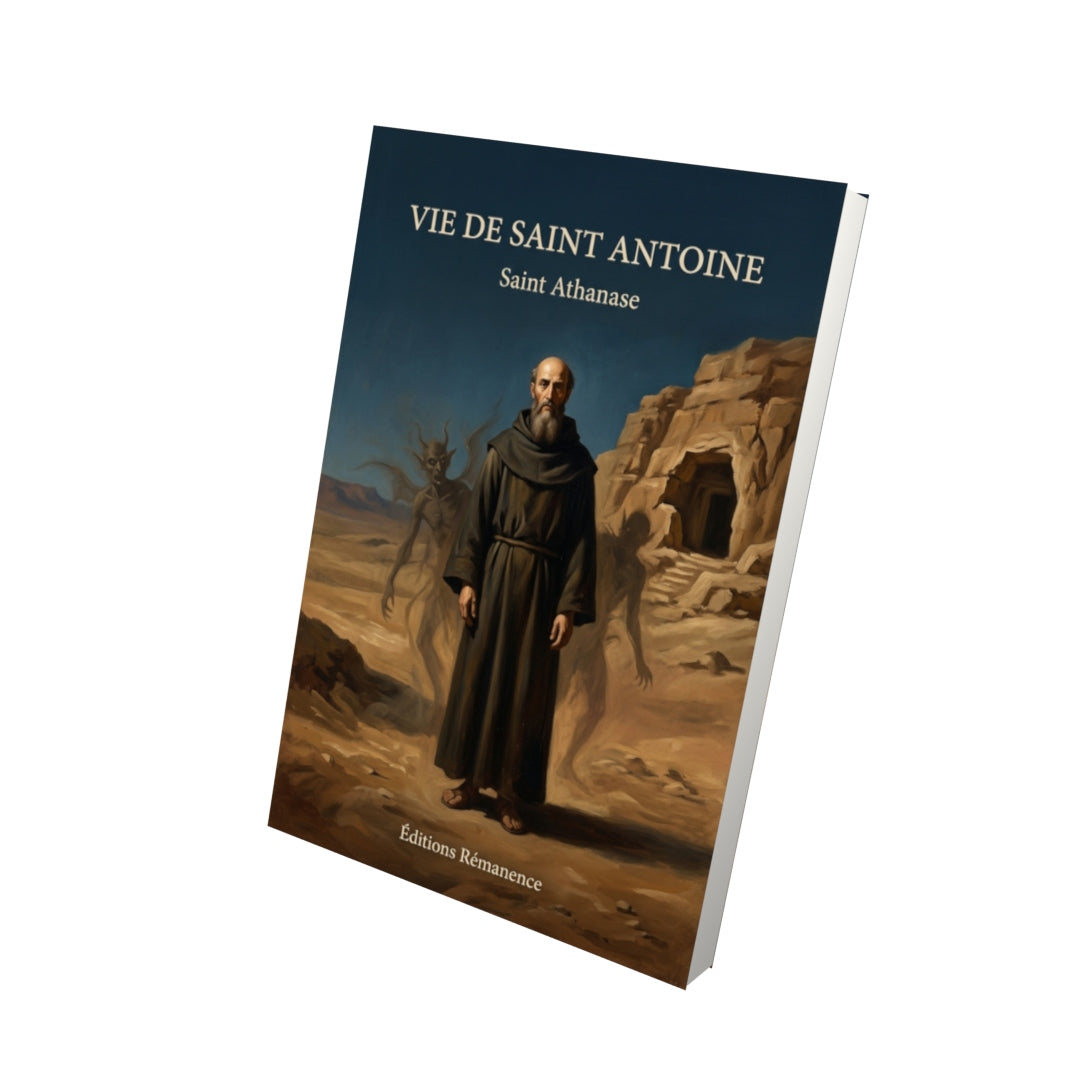 Livre Vie de saint Antoine par Athanase d’Alexandrie - Vue 3D - Editions Remanence