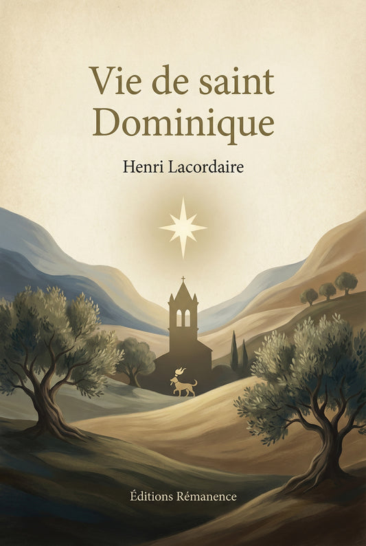Livre Vie de saint Dominique par Henri Lacordaire - Couverture - Éditions Rémanence