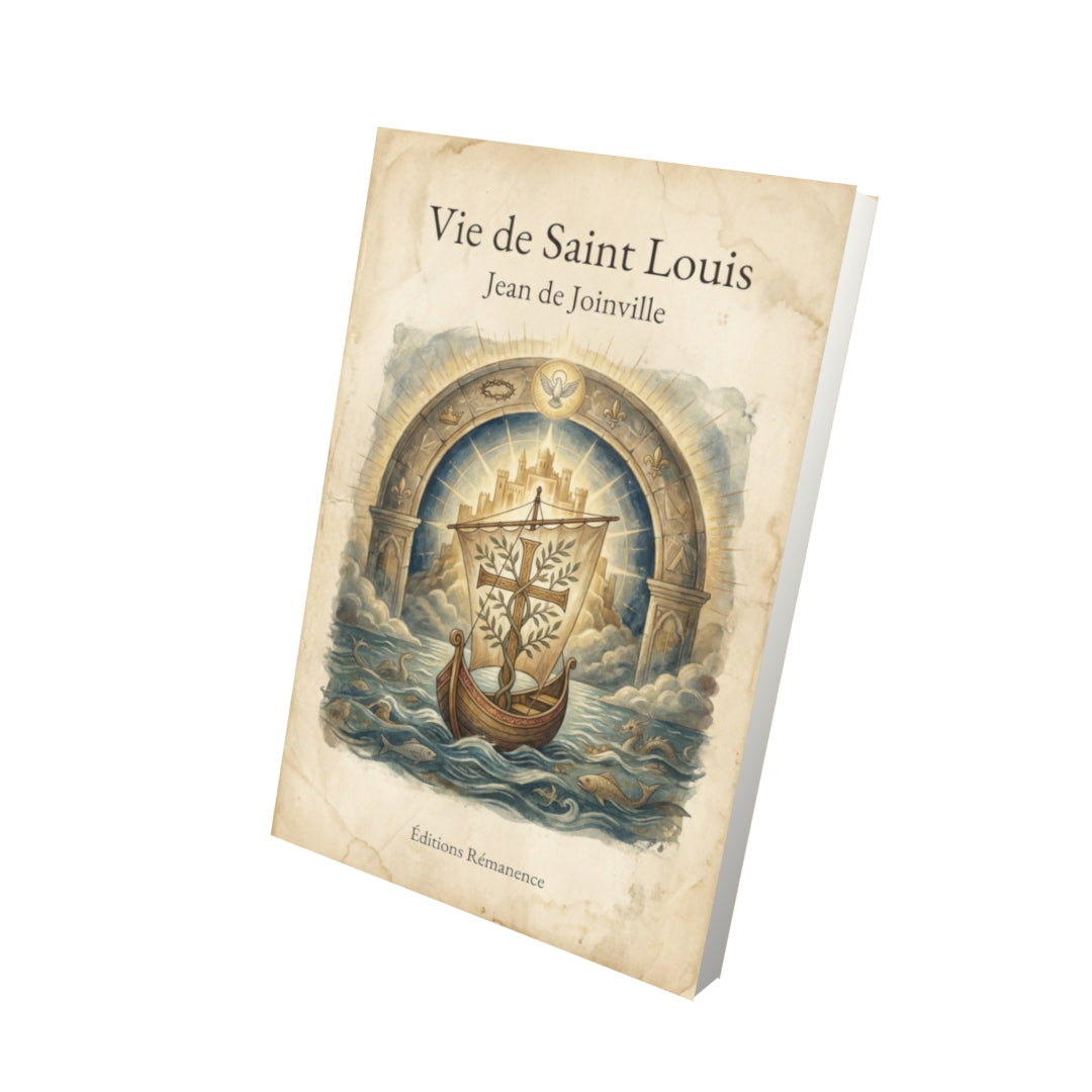 Livre Vie de Saint Louis – Jean de Joinville - Vue 3D - Editions Remanence