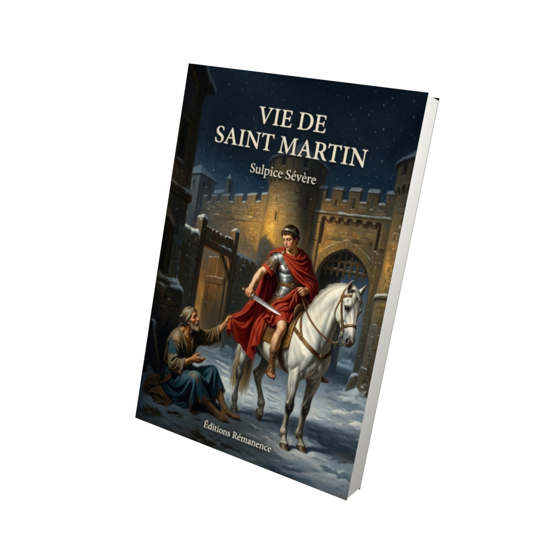 Livre Vie de Saint Martin - Sulpice Sévère - Vue 3D - Editions Remanence